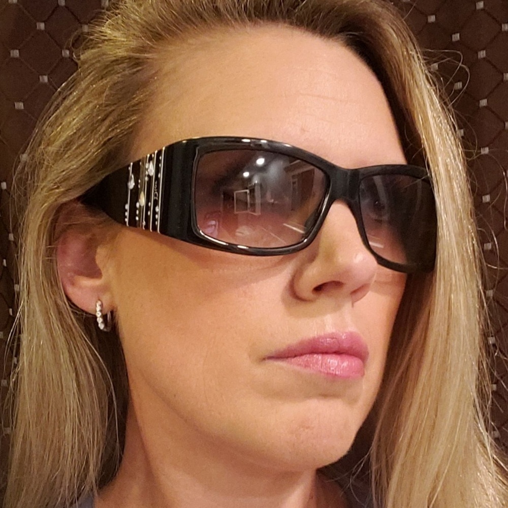Dior black Diorrian 2 sunglasses